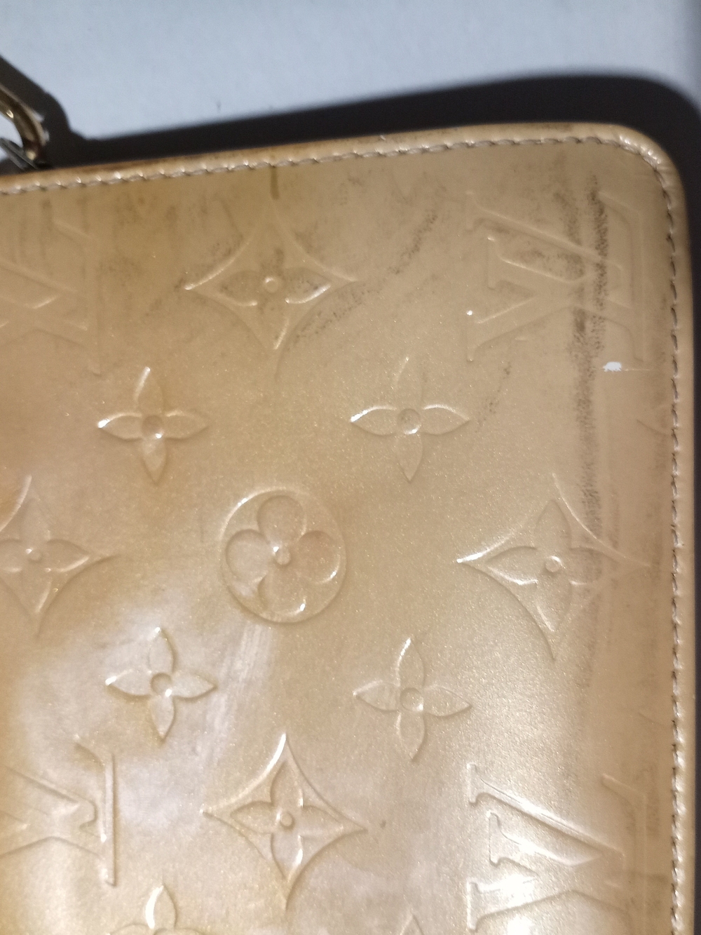 Vintage 2001 Louis Vuitton Monogram Vernis Lexington Pochette - Picture 2 of 10
